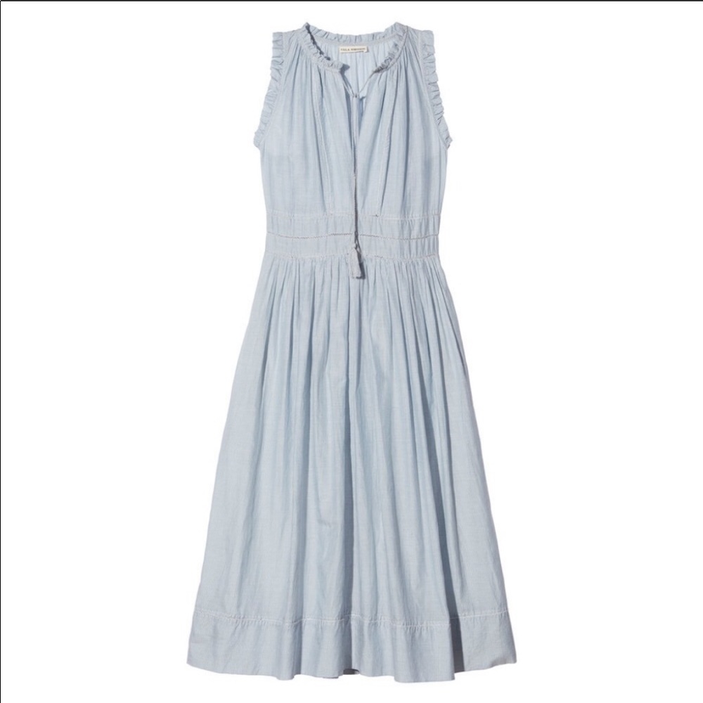 Ulla Johnson Virginie Midi Dress Striped